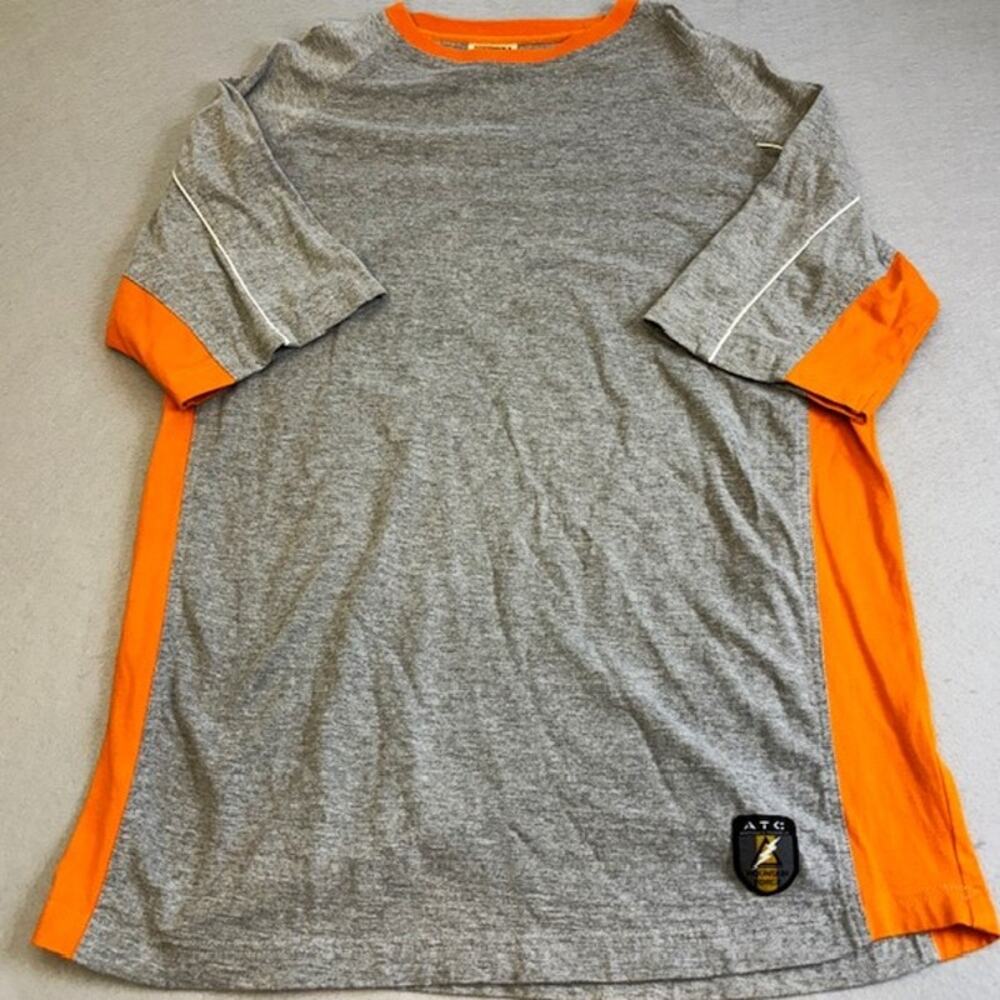 Adirondack ATC Shirt Mens XL Mountain Force Gray Orange Normcore Outdoors Rare
